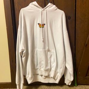 brandy melville butterfly oversized hoodie